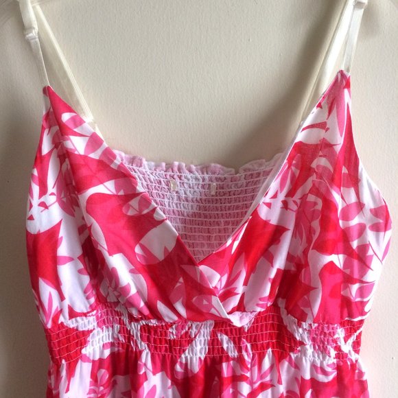 LIGHTWEIGHT Sundress or Tunic with Tropical Print - Picture 3 of 5